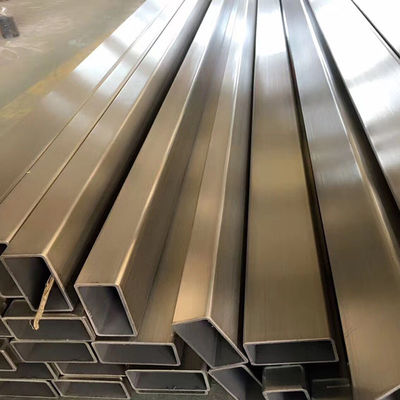 ASTM A554 SS Round Pipe Stainless Steel Seamless Rectangular Pipe 2D Cold Rolled