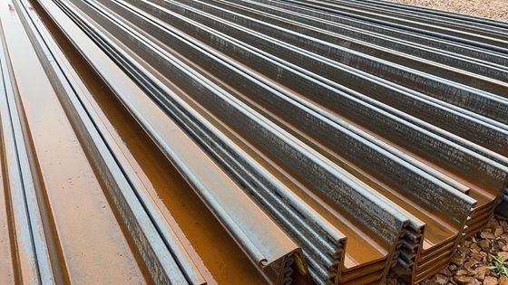 Steel Sheet Pile Z Type, U Type, European Standard En10249 S355jr S355j0