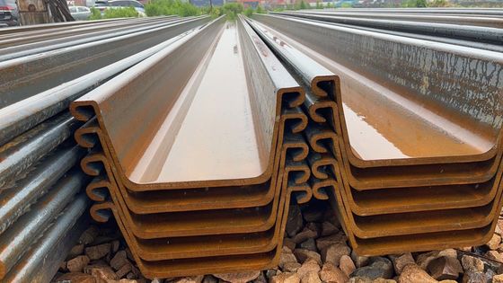 Steel Sheet Pile Z Type, U Type, European Standard En10249 S355jr S355j0