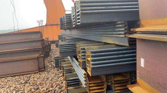 Steel Sheet Pile 600X210X18mm Formed Steel Sheet Pile Price for Building