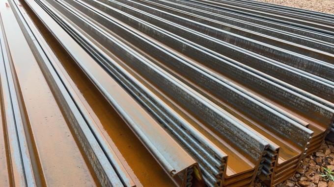 Steel Sheet Pile 600X210X18mm Formed Steel Sheet Pile Price for Building